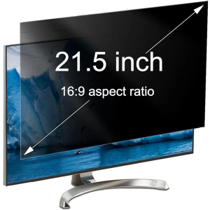 21.5 inch Desktop Privacy Screen Filter Anti-blue, Anti-peeping, Anti-reflective, Double-sided Installation, Length-width Ratio Of 16:9 (Width & Height: 476.5mm & 268mm)
