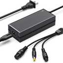 3 in 1 Replacement Charger for 2A 42v/36v 3 Claw (8mm/12mm) Female Port (5.5mm*2.5mm Universal 2.1mm) for, Jetson, Swagtron, Gotrax,Swagway,Razor