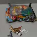 Animals Figure,54 Piece Mini Jungle Toys Set,ValeforToy Realistic Wild Vinyl Plastic Animal Learning Party Favors for Boys Girls Kids Toddlers Forest Small Playset Cupcake Topper