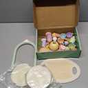 Toyssa Wooden Tea Party Set for Little Girls Toys Toddler Tea Set with Storage Cupcake Stand & Play Kitchen Accessories, Wooden Toys for Toddlers 3 4 5 6 Years Old, Birthday Kids Girls Gifts