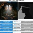 Bluetooth Beanie with a Light, Rechargeable Hat with 4 LED Headlamp & Headphones, Christmas Stocking Stuffers Gifts for Men