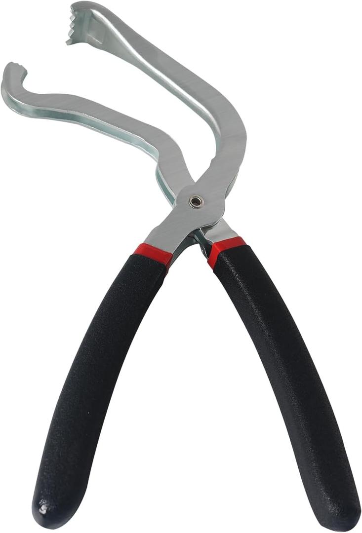 Upgrade Electrical Disconnect Pliers 60 Degree, 60 Automotive Connector Plier for Long Spark, Fuel Line & Push Tab Style Plugs, Black