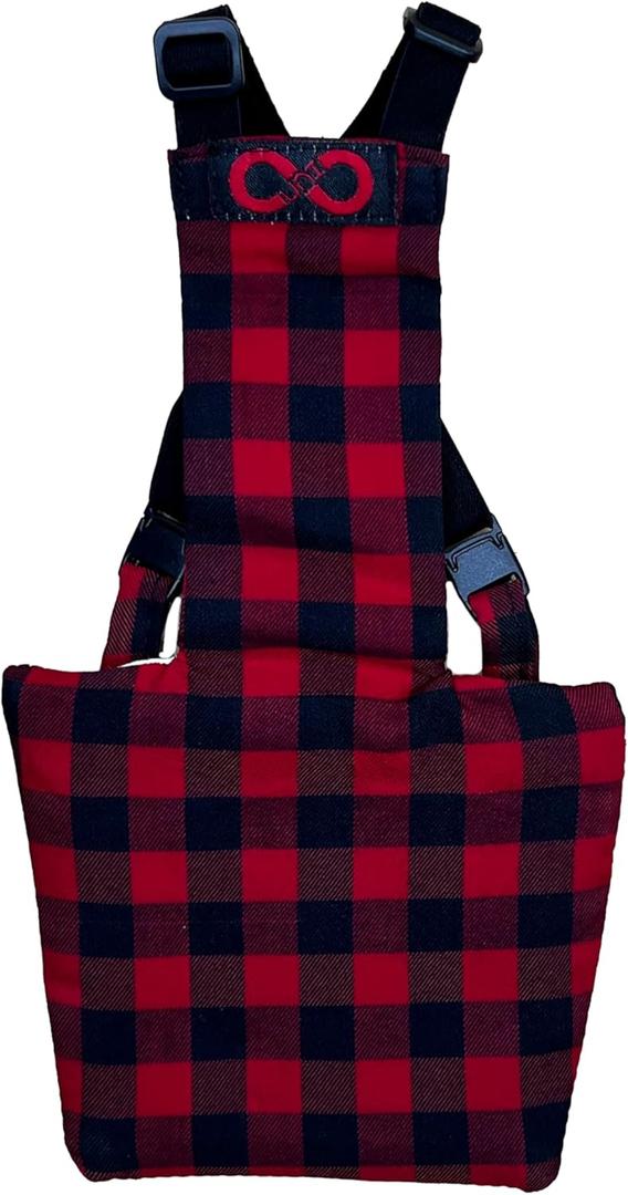 Chicken Diapers Duck Diaper Diaperalls for Hens, Roosters, Ducks, Ducklings - Reusable, Adjustable by Uni Infinity (Buffalo Plaid, Duck Small, 1, Count)