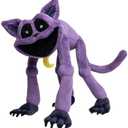 Poppy Playtime Monster CatNap Plush Toy with Posable Arms, Legs & Tail - Official, Purple