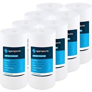 SpiroPure SP-DD-7525-BB 10x4.5 BB 25 Micron Spun Melt-Blown Polypropylene Water Filter Cartridge DGD-7525 155355-43 (Case of 8)