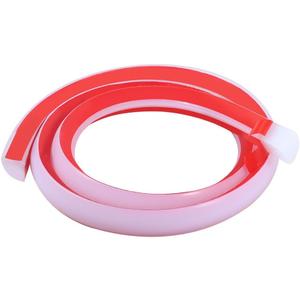 3/4 Inch Flexible Quarter Round Molding, 4.9Ft Trim Molding with Self Adhesive for Wall Tile Edge Floor Corner, Staircase Cabinet Tub (Transparent)