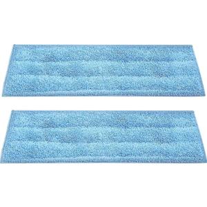 Microfiber Pads for Phueut CB-08C Steam Mop Cleaner, 2 Pack Steam Mop Pads for Steamer Floor Cleaning, Replacement Steam Mop Pads Accessories for Multi-Surface Floor, Washable and Machine, Reusable