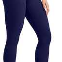 G4Free BareFeel High Waisted Classic/Seamless Lounge Leggings Soft Workout Yoga Pants for Women with Pockets 20"/25"/27"/29" (Large, Royal Blue)