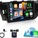 [2G+64G] Android 13 Car Radio for Toyota Corolla 2013 2014 2015 2016, 10.1 inch Touch Screen Car Play Stereo, Carplay/Android Auto/EQ Audio/SWC/Bluetooth