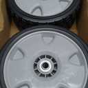 9" Replacement Lawn Mower Wheel Kit (2X Front Drive Wheels 44710-VH7-010ZA + 2X Rear Wheels 42710-VH7-010Z) for Honda HRR216 HRX217 Mower