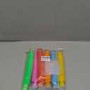 42Pcs LED Glow Sticks Pop Tubes Pack - Light up Party Favors for Kids 4-8 8-12, Toddlers Goodie Gift Bag Stuffer Fillers, Neon Party Decorations Toys Gifts for Halloween, Birthday, Dance