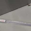 Frameless Shower Door Bottom Seal Shower Sweep with Drip Rail for 1/4" Glass,36" Long, Vinyl, Clear