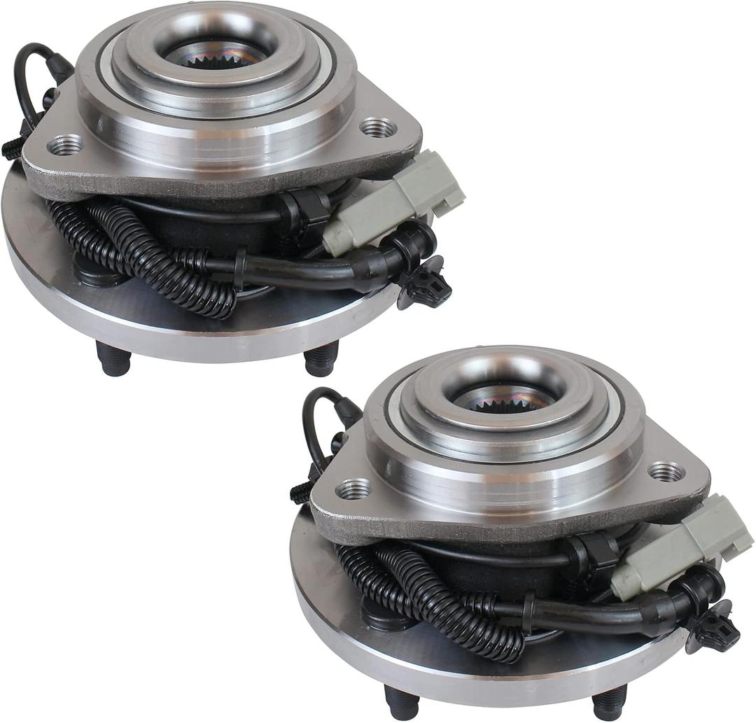 Pair 513234 Wheel Hub and Bearing Assembly Compatible with 2005-2010 Jeep Grand Cherokee, Commander 5Lugs w/ABS