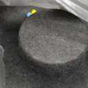 MeowMansion - Indoor Cat Tunnel Bed - Scratch Resistant Peekaboo Cave Donut Shape - Multifunctional Playground, Caves, Toys (Grey)