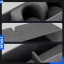 Front Door Side Storage Box Compatible with Chevy Silverado/GMC Sierra 1500 2500 HD 3500 HD 2010 2011 2012 2013 2014 Door Panel with Release Handle Below Armrest, Side Door Organizer Insert Tray liner