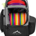 Himal Outdoors Disc Golf Bag with 30+ Disc Capacity, Durable Disc Golf Backpack for Men Multiple Storage Pockets