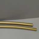 Curved Shower Curtain Rod, TOPROD Round Shower Curtain Rod 48 to 72 Inches Adjustable, Rounded Bowed Stainless Steel Shower Rods for Bathroom, Bathtub, More Shower Space, Gold, Need to Drill