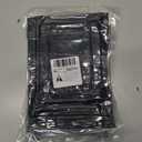 2 x 4 Pack Mini Cosmetic Bags for Lipsticks, Small Mesh Makeup Bag with Zipper for Home Office Purse Multipurpose Nylon Bag (Black)