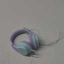 Kids Headphones, Wired Headphones for Kids Over Ear with Microphone, 85/94dB Volume Limiter Headphone for Girls Boys, Foldable Headphone for Learning & Entertainment,Gradient Purple