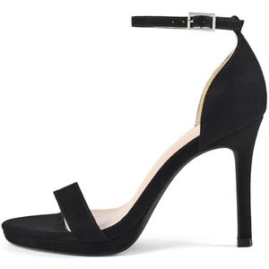 Elisabet Tang Women's Open Toe Stiletto Ankle Strap High-heeled sandals 7.5