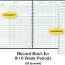Ward Combination 9-10 Week Class Record + 6 Period Lesson Plan Book