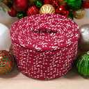 Sneaky Santa Lidded Crock Basket - Red 10x10x6