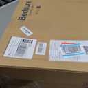 Bedsure Foldable Human Dog Bed - 2 in 1 Flexible Giant Human Dog Bed for Adult People with Supportive Bolster Egg Foam, Waterproof Liner, Calming Fluffy Faux Fur Orthopedic Big Bean Bed, Camel