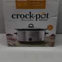 Crock-Pot 7 Quart Oval Manual Slow Cooker, Stainless Steel (SCV700-S-BR), Versatile Cookware for Large Families or Entertaining