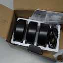 EZVALO Picture Lights for Wall, 2000mAh Rechargeable Battery Magnetic Poster Lights with 3 Color Temps & 12 RGB, Remote Dimmable Timer Painting Light, Wall Decor Light for Art Display, Frame (3 Pack) (Black)