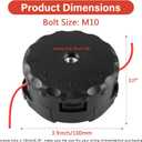 VIABRICO Trimmer Head Compatible for Echo Speed Feed 400 Bump SRM-225 SRM-210 SRM-230 Pas225 Pas210 Pas211 Weed Eater Head Replacement 18 Pack