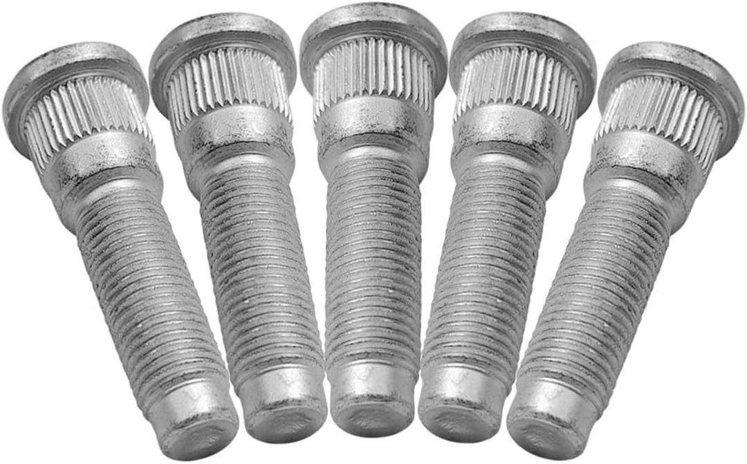1/2-20 Wheel Studs 55mm Lug Bolt Stud Compatible with 2002-2010 Jeep Grand Cherokee Commander & 2007-2018 Jeep Wrangler JK Rear Wheels 68003287AA 610-448 (5PCS)