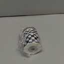 3 Rolls DIY Craft Ribbon Black White Plaid Versatile Satin for Wrapping Flower Bouquets Present Boxes