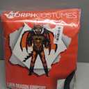 Morph Lava Dragon Costume Kids with Wings Boys Red Fire Lizard Halloween Costumes For Boys (X-Large)