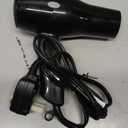Revlon Compact Hair Dryer | 1875W Lightweight Design, Perfect for Travel, (Black)