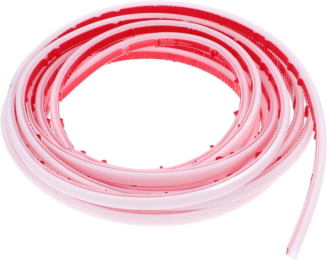 Self-Adhesive Door Bottom Weatherstrip White Wear-Resistant Windproof Noise Reduction Seal Strip for Home Door and Window Draft Stopper Multipurpose Soundproofing Barrier