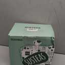 SUSTEAS Stainless Steel Salad Spinner Large, Vegetables Wash Bowl, Fruits & Herb Lettuce Dryer with 5 Blade Slicer Egg Yolk Strainer Shredder for Efficient Salad Preparation and Food Washing, 4.25Qt