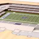 YouTheFan NCAA Kansas State Wildcats 5-Layer StadiumView 3D Wall Art - Bill Snyder Family Stadium