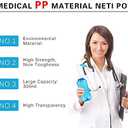 2 x Nasal Wash Bottle, Sinus Rinse Bottle Nose Wash Cleaner 300ml Nasal Wash Bottle Pot Device Nasal Irrigation - Nose Care and Moisturizing for Adult & Kid (1)