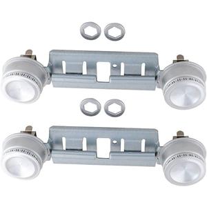 Endurance Pro 2-Pack WB29K17 WB16K10026 Double Range Top Burner Assembly Kit Replacement for GE Hot Point Gas Stove 868697 AP2633210 PS232404, 65932, AH232404, WB16K10003, WB29K0001, WB29K0017
