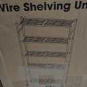 Storage Shelves - 5 Tier Shelf Organizer, Sturdy Metal Garage Shelving with Adjustable Leveling Feet, Space-Saving Shelves Organizer for Pantry, Laundry, Kitchen (32" x 12" x 71", Black)