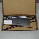 Chip Rack Display Stand with 60 Clips, 7 Rows Snack Retail Display Rack, Chip Bag Holder for Party, Snack Bar Station for Concession Stand, Candy Display (Black)