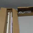 White Decorative Farmhouse Curtain Rod:18-45"Adjustable Heavy Duty Single Window Curtain Rod for Bedroom Living Room,Antique White Boho Rustic Drapery Rods with Vintage Twist Finial Easy Install