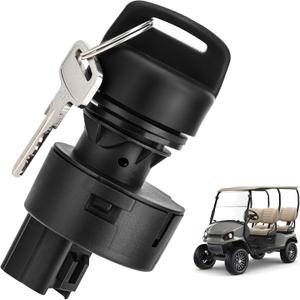 JW1-H2510-00 Ignition Switch with Key for 2005-2007 Yamaha G22 2007-2016 G29 Drive 2007-up Drive 2 Electric & Gas Golf Cart Replace JU2-H2510-10 JU2-H2510-20