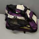 Collapsible Dog Travel Crate,Portable Soft-Sided Pet Carrier Extra Large Cat Carrier with Soft Plush Plush Mat for Indoor and Outdoor,28x20x20in,Purple