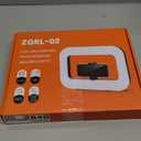 yAyusi Cell Phone Light for Video Recording, Handheld Phone Stabilizer with Light, 8000mAh LED Selfie Phones Ring Light with Phones Holder, Smartphone Video Rig for Camera, Action Camera, Vlog, TikTok