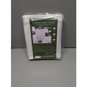 Abimars Plant Covers Freeze Protection Jacket 2.36 oz/ yd², 2.6ft x 2.6ft Reusable Winter Drawstring Plant Covers with Zipper, Frost Cloth Plant Freeze Protection, 2 Pack