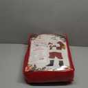 Svansea Men's Deluxe Santa Suit 11pc. Christmas Ultra Velvet Adult Santa Claus Costume Red XL