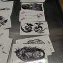 Halloween Temporary Tattoo Face Stickers - 5 Sheets Temporary Tattoos Fake Stickers for Halloween Makeup Costume Party Cosplay Dress Up Accessories