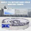 2 x Arock 4' X 8' Pool Air Pillow for Above Ground Swimming Pool, Cold-Resistant Ice Equalizer, Winterizing Winter Closing Pillows, Ultra Thick & Super Durable Pool Cover Pillow - Rope Included