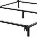 Full Size Metal Bed Frame - 7 Inch Heavy Duty Bedframe with 9-Leg Support for Box Spring & Mattress Foundation, 3000LBS, Black